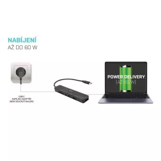 iTec USB-C Travel Easy Dock 4K HDMI + putere 60 W