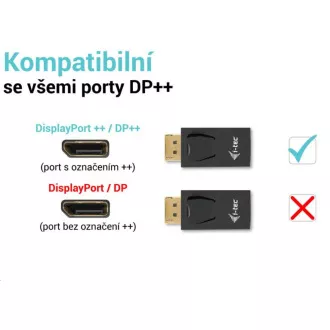 Adaptor pasiv DisplayPort la HDMI i-tec (max 4K/30Hz) Adaptor pasiv DisplayPort la HDMI i-tec (max 4K/30Hz)