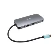 i-tec USB-C Metal Nano Dock HDMI/VGA cu LAN + Power Delivery 100W + Încărcător 100W (pachet)