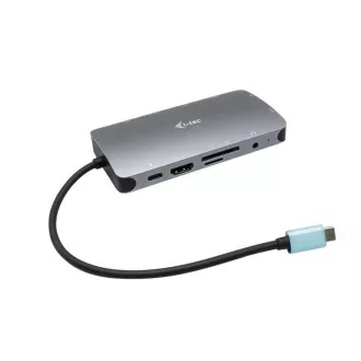 i-tec USB-C Metal Nano Dock HDMI/VGA cu LAN + Power Delivery 100W + Încărcător 100W (pachet)