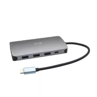 i-tec USB-C Metal Nano Dock HDMI/VGA cu LAN + Power Delivery 100W + Încărcător 100W (pachet)