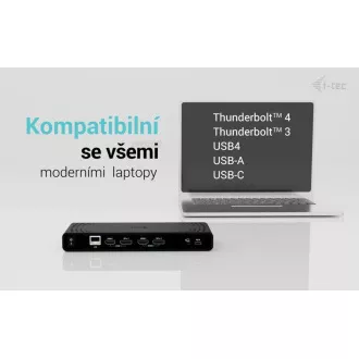 Stație de andocare universală cu afișaj dublu 4K i-tec, livrare de energie 85 W + încărcător i-tec USB-C 100 W