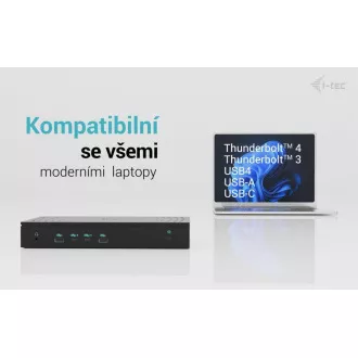 i-tec Universal 5x 4K Display Docking Station, putere de livrare 100W