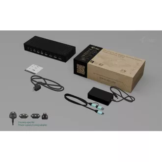 i-tec Universal 5x 4K Display Docking Station, putere de livrare 100W