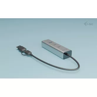 Hub metalic universal de încărcare i-tec, 2 porturi USB-C + 2 porturi USB-A, PD 85W Hub metalic universal de încărcare i-tec, 2 porturi USB-C + 2 porturi USB-A, PD 85W