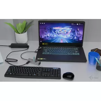 Hub metalic universal de încărcare i-tec, 2 porturi USB-C + 2 porturi USB-A, PD 85W Hub metalic universal de încărcare i-tec, 2 porturi USB-C + 2 porturi USB-A, PD 85W