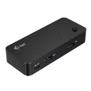 Hub KVM universal i-tec 2 porturi USB-C + 2 porturi USB-A 3.0