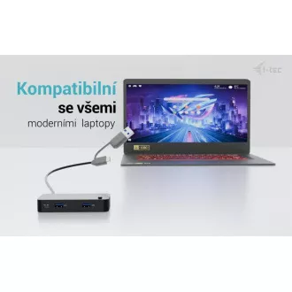 Hub KVM universal i-tec 2 porturi USB-C + 2 porturi USB-A 3.0