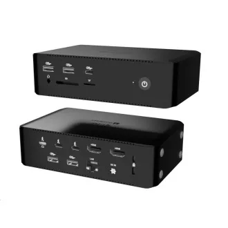 Stație de andocare pentru ecran i-tec Thunderbolt 5 Quattro, alimentare 140W