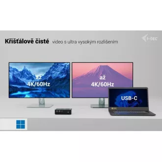 Stație de andocare pentru ecran i-tec Thunderbolt 5 Quattro, alimentare 140W