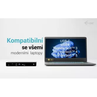 Stație de andocare pentru afișaje i-tec Thunderbolt4 3x, alimentare 96W