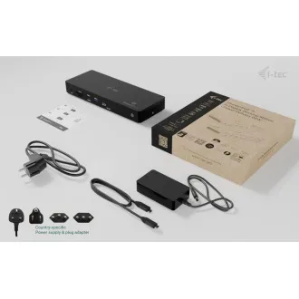 Stație de andocare pentru afișaje i-tec Thunderbolt4 3x, alimentare 96W Stație de andocare pentru afișaje i-tec Thunderbolt4 3x, alimentare 96W