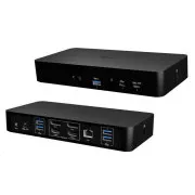 Stație de andocare universală inteligentă i-tec pentru afișaj dual, alimentare 100W