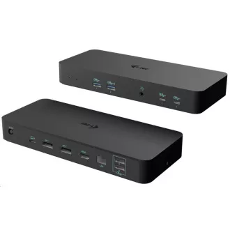 Stație de andocare inteligentă i-tec USB-C pentru trei afișaje, alimentare 100W
