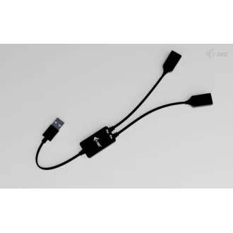 Cablu HUB i-tec USB-A cu 2 porturi (2x USB-A) Cablu HUB i-tec USB-A cu 2 porturi (2x USB-A)