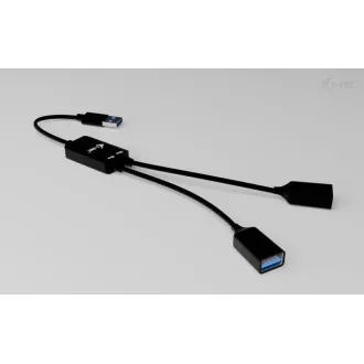 Cablu HUB i-tec USB-A cu 2 porturi (2x USB-A) Cablu HUB i-tec USB-A cu 2 porturi (2x USB-A)