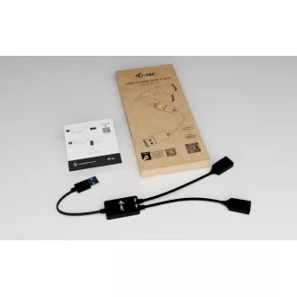Cablu HUB i-tec USB-A cu 2 porturi (2x USB-A) Cablu HUB i-tec USB-A cu 2 porturi (2x USB-A)