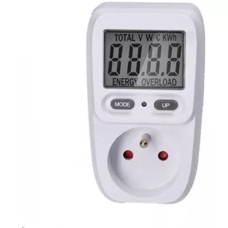 Contor de energie digitală Solight, afișaj mare