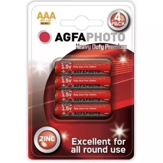 AgfaPhoto baterie zinc AAA, shrink 4buc
