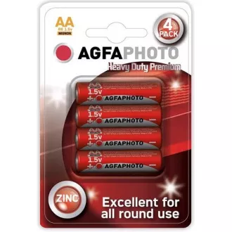 AgfaPhoto baterie zinc AA, blister 4buc