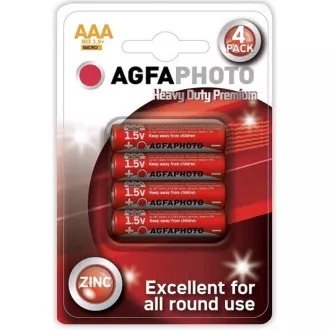 AgfaPhoto baterie zinc AAA, blister 4buc