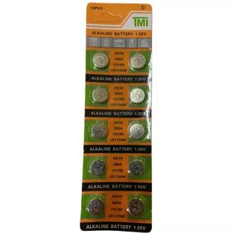 AgfaPhoto baterie alcalină buton LR54-LR1130-AG10-389-390, blister 10 buc