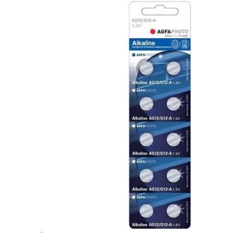 AgfaPhoto baterie alcalină buton LR43-LR1142-AG12, blister 10 buc AgfaPhoto baterie alcalină buton LR43-LR1142-AG12, blister 10 buc