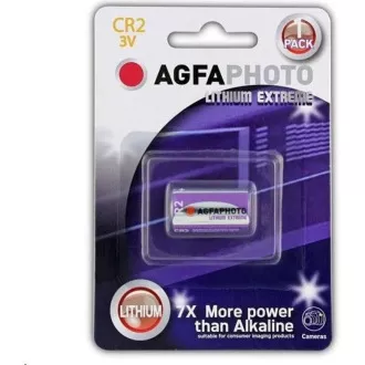Baterie foto cu litiu AgfaPhoto CR2, blister 1buc