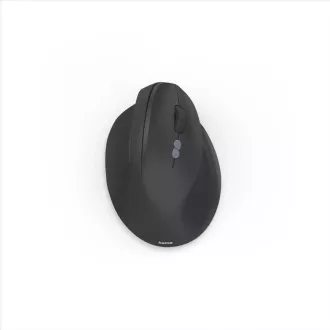 Mouse wireless vertical ergonomic Hama EWM-600R, pentru dreptaci, reîncărcabil, multidispozitiv