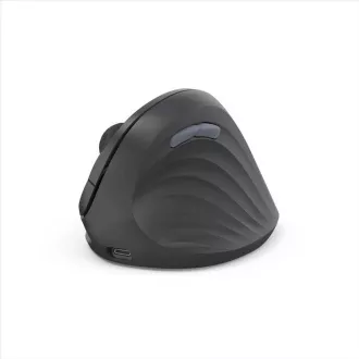 Mouse wireless vertical ergonomic Hama EWM-600R, pentru dreptaci, reîncărcabil, multidispozitiv