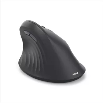 Mouse wireless vertical ergonomic Hama EWM-600R, pentru dreptaci, reîncărcabil, multidispozitiv