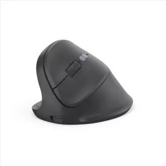 Mouse wireless vertical ergonomic Hama EWM-600L, pentru utilizatori stângaci, reîncărcabil, multidispozitiv