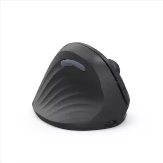 Mouse wireless vertical ergonomic Hama EWM-600L, pentru utilizatori stângaci, reîncărcabil, multidispozitiv