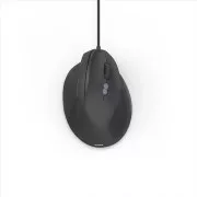 Mouse vertical ergonomic cu fir Hama ECM-500R, pentru dreptaci, negru