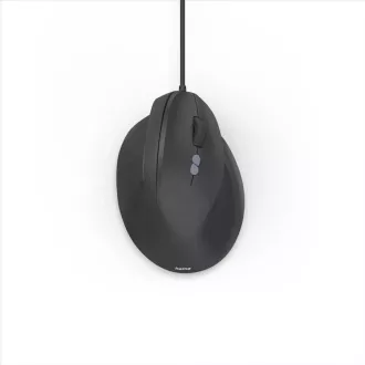 Mouse vertical ergonomic cu fir Hama ECM-500R, pentru dreptaci, negru