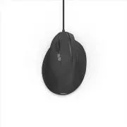 Mouse vertical ergonomic cu fir Hama ECM-500L, pentru stângaci, negru