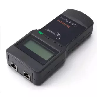 GEMBIRD Tester de cablu Tester digital de cablu de rețea (Cat 5E, 6E, coaxial, telefon)