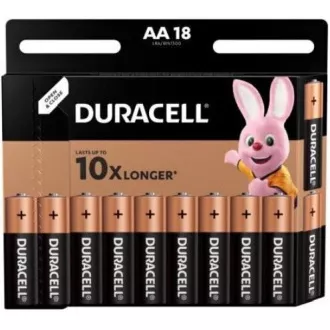 Baterii Duracell Basic 1500 K18 AA Duralock, pachet de 18
