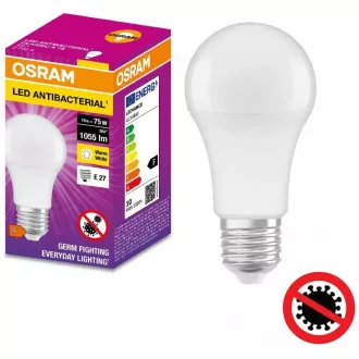 OSRAM LED ANTIBACTERIAL E27 10W/827 CLA75W cald 2700k