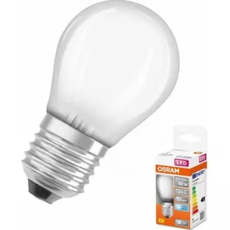 OSRAM LED STAR E27 4W/840 SCLP40W miniglobul rece OSRAM LED STAR E27 4W/840 SCLP40W