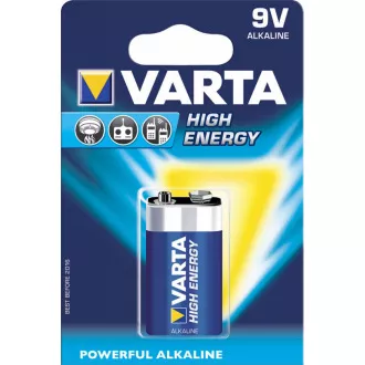 Varta 6LR61/1BP Longlife POWER 9V (ENERGIE ÎNALTĂ) 6LP3146