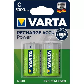 Varta LR14/2BP 3000 mAh Gata de utilizare (Blister 2 buc)