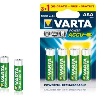 Varta LR03/4BP 1000 mAh Gata de utilizare (Blister 4 buc)
