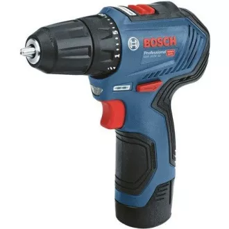 BOSCH GSR 12V-30, șurubelniță de găurit fără fir, 0 - 420 / 0 - 1.600 rpm, 8 mm, set de biți și burghie, geantă BOSCH GSR 12V-30, șurubelniță de găurit fără fir, 0 - 420 / 0 - 1.600 rpm, 8 mm, set de biți și burghie, geantă