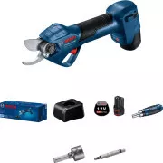 BOSCH Pro Pruner, foarfecă de grădină fără fir, 25 mm, 12, 0 V, încărcător rapid
