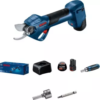 BOSCH Pro Pruner, foarfecă de grădină fără fir, 25 mm, 12, 0 V, încărcător rapid
