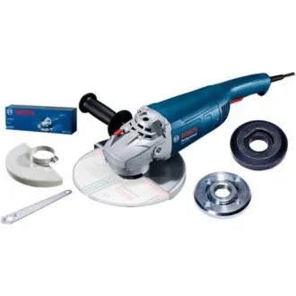 BOSCH GWS 2200, polizor unghiular, 2.200 W, 6.500 - 6.500 rpm, 230 mm, întrerupător cu blocare