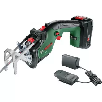 BOSCH Keo, ferăstrău de grădină fără fir, 10, 8 V, capacitate de tăiere 60-80 mm, acumulator