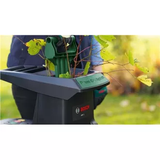 BOSCH AXT 25 D, composter silentios, 2.500 W, capacitate de taiere, diametru max. 40 mm