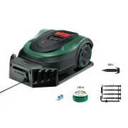 Bosch Indego M+ 700, robot de tuns iarba, 18 V, inaltime de taiere 30 - 50 mm, suprafata pana la 700 m2